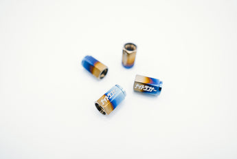 NRi Gradient Titanium Valve Cap Set